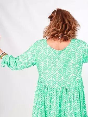 Robe longue Aloye Curacao robe longue turquoise