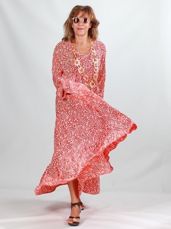 Robe longue Aloye Togo robe longue imprim� africain
