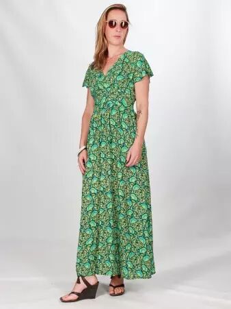 Robe Artemis Lehua robe � imprim� floral exotique