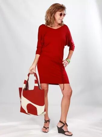Robe Bally Lie de vin robe bordeaux �l�gante