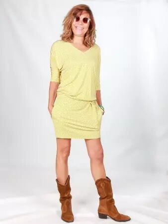 Robe Bally Lovely Pickle anis robe fluide et fra�che