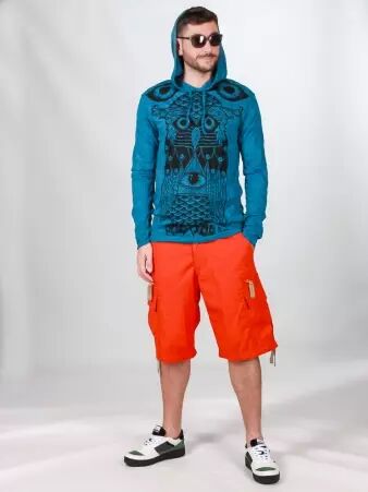 Hoodie Chouette Petrol v�tement en maille � la coupe confortable et � l'allure contemporaine