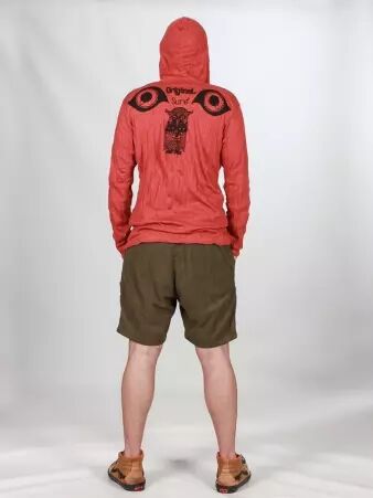 Short velours Barney poches frontales Kaki short velours kaki inspiration nature