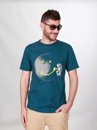 Tee shirt Cosmonaute Bleu P�trole t-shirt cosmonaute bleu p�trole spatial