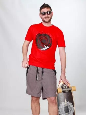 Tee shirt Cosmos surfing Rouge tee-shirt cosmos surfing rouge �nergie