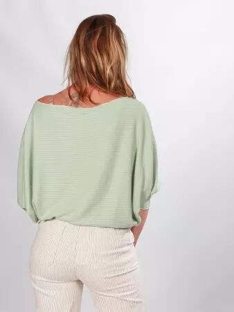 Top Noy Tilleul top fluide vert tilleul lumineux