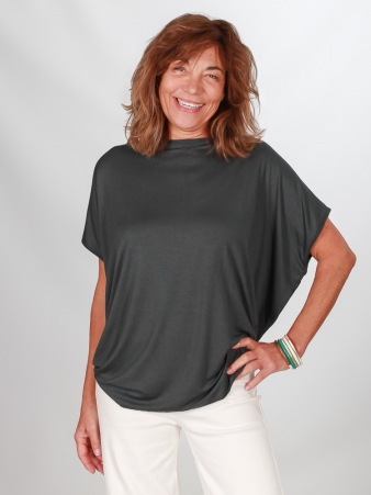 Top Mariposa Gris anthracite top gris fonc� �l�gant
