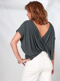 Top Mariposa Gris anthracite