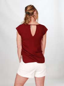 Top Ava Prune top violet prune &eacute;l&eacute;gant