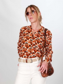 Chemise Andora Brown pavot