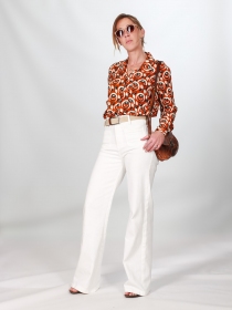 Chemise Andora Brown pavot