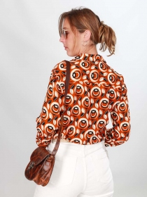 Chemise Andora Brown pavot