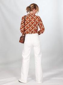 Chemise Andora Brown pavot