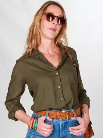 Chemise Andora Kaki article mode au design soign�