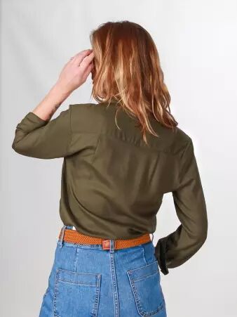 Chemise Andora Kaki article mode au design soign�