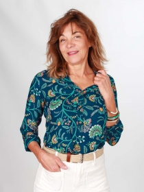 Chemisier Bohème Night garden