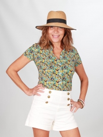 Chemise Lary manches courtes Puzzle