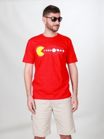Tee shirt Pacman rouge