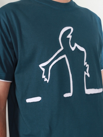 Tee shirt Alinea raleur bleu t-shirt alinea r�leur bleu humour graphique