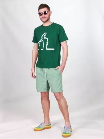 Tee shirt Alinea raleur vert bouteille t-shirt r�leur vert bouteille caract�re affirm�