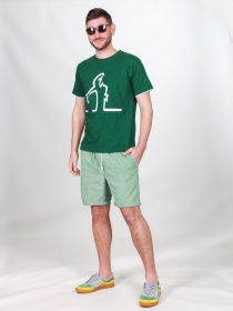 Tee shirt Alinea raleur vert bouteille