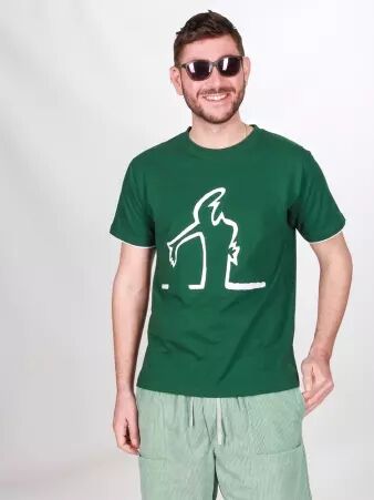 Tee shirt Alinea raleur vert bouteille t-shirt r�leur vert bouteille caract�re affirm�