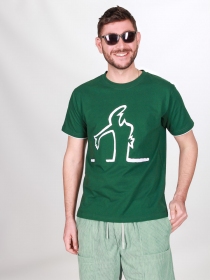 Tee shirt Alinea raleur vert bouteille