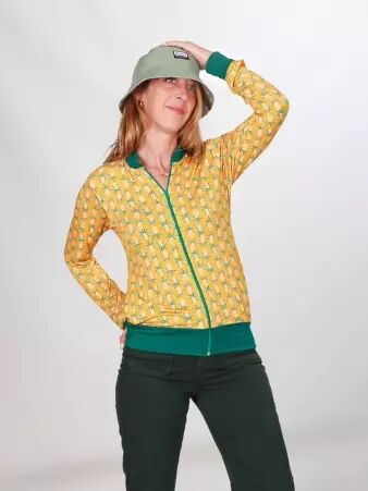 Teddy Pinia jaune teddy graphique jaune solaire