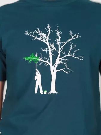 Tee shirt Spring Tree Bleu P�trole t-shirt spring tree bleu p�trole nature