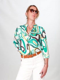 Chemisier Bohème Boho lagoon