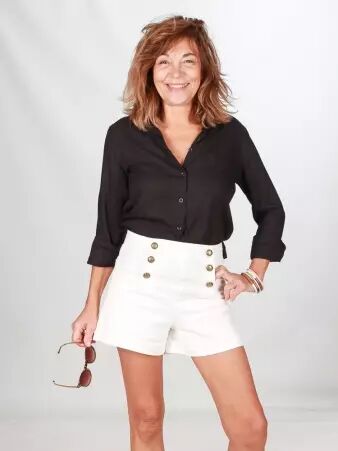 Chemise Andora Noir accessoire mode au style contemporain