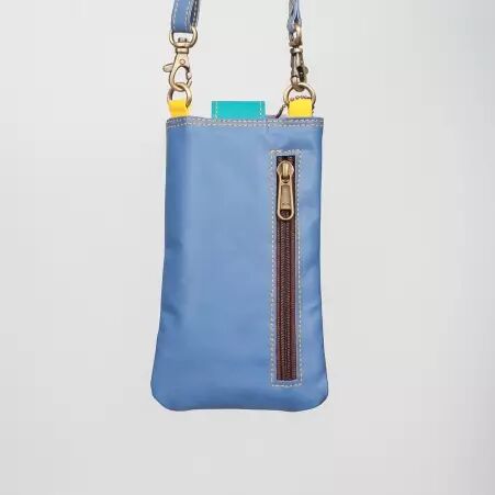 Sac pour t�l�phone Janis Santorin pochette t�l�phone boh�me estivale