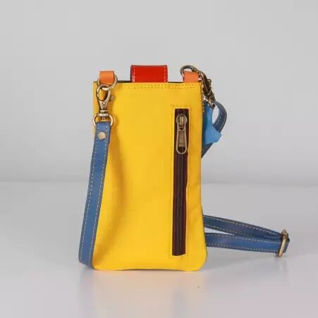 Sac pour t�l�phone Janis Madagascar pochette t�l�phone aux tons naturels
