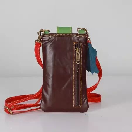 Sac pour t�l�phone Janis Red Beach pochette t�l�phone boh�me solaire