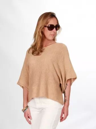 Pull Adonis beige pull Adonis beige � l'allure naturelle