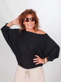 Top Noy Navy m&eacute;tallis&eacute;