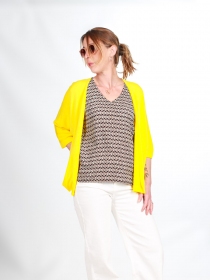 Gilet Liza jaune yuzu