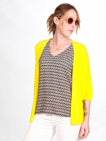 Gilet Liza jaune yuzu