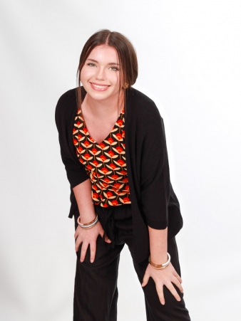 Gilet Liza noir v�tement en maille sobre et �l�gant