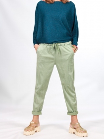 Pantalon jogger Lyocell Canard
