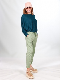 Pantalon jogger Lyocell Canard