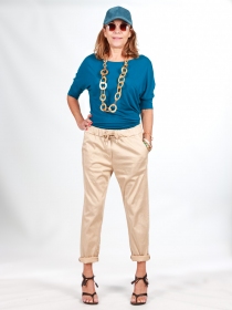 Pantalon jogger Lyocell Ciment