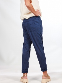 Pantalon jogger Lyocell Bleu marine