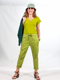 Pantalon jogger Lyocell Olive