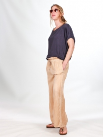 Pantalon Lyocell camel
