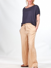 Pantalon Lyocell camel