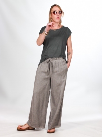 Pantalon Lyocell gris