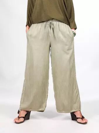 Pantalon Lyocell kaki pi�ce mode confortable au style casual