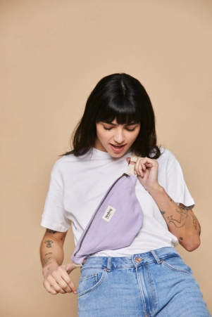 Sac banane Olivia Lilas sac banane boh�me couleur lilas
