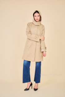 Trench mi-long déperlant Selena Beige